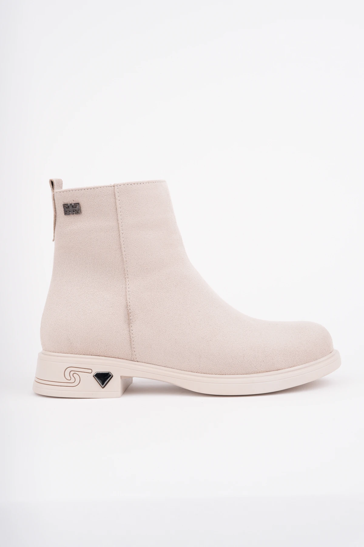 BLN-300 Fermuarlı Düz Taban Bot