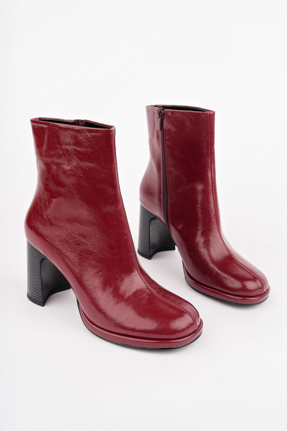 RCP-8901 Fermuarlı Kalın Topuk Bot