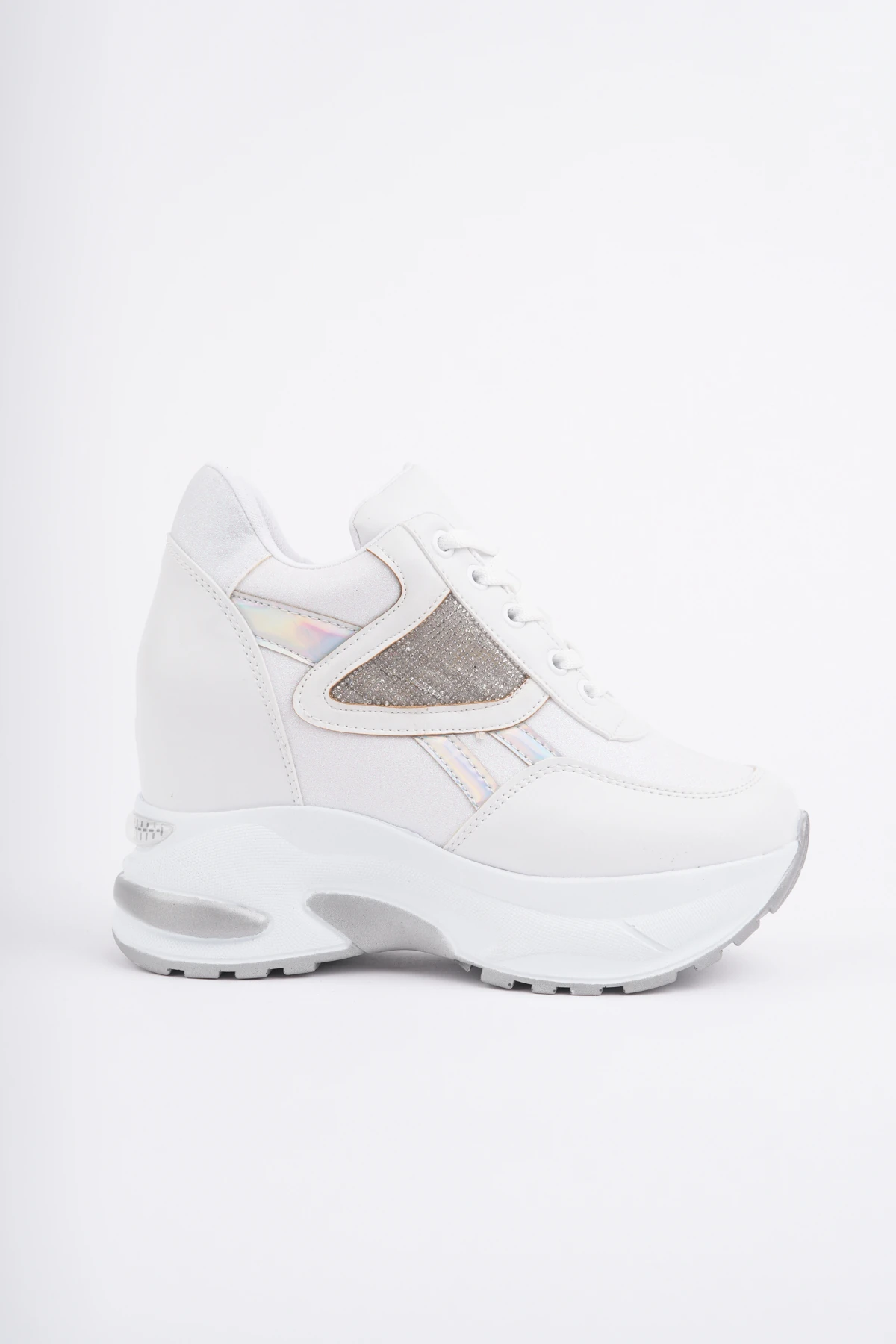 DNR-435 Simli Taşlı Gizli Topuk Spor