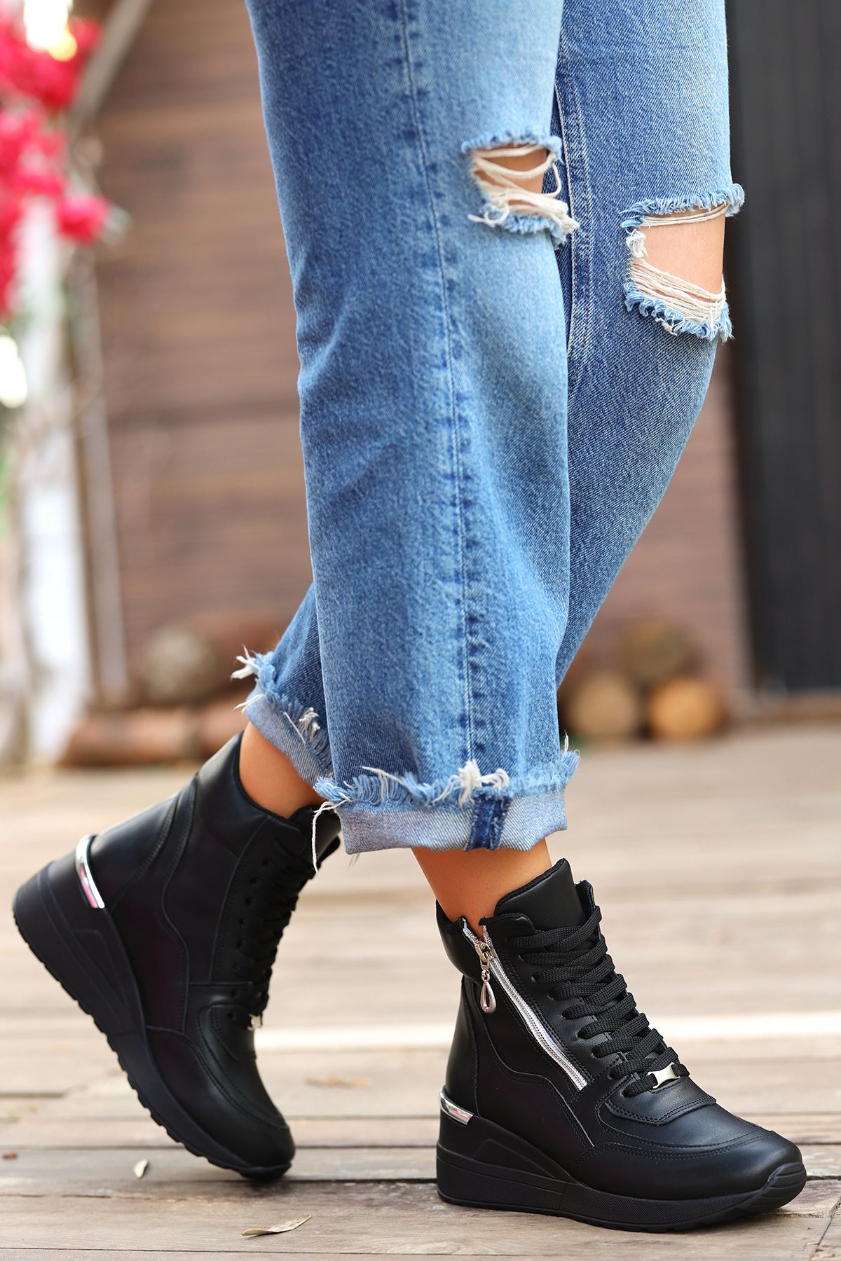 Coman Dolgu Taban fermuarlı Bot