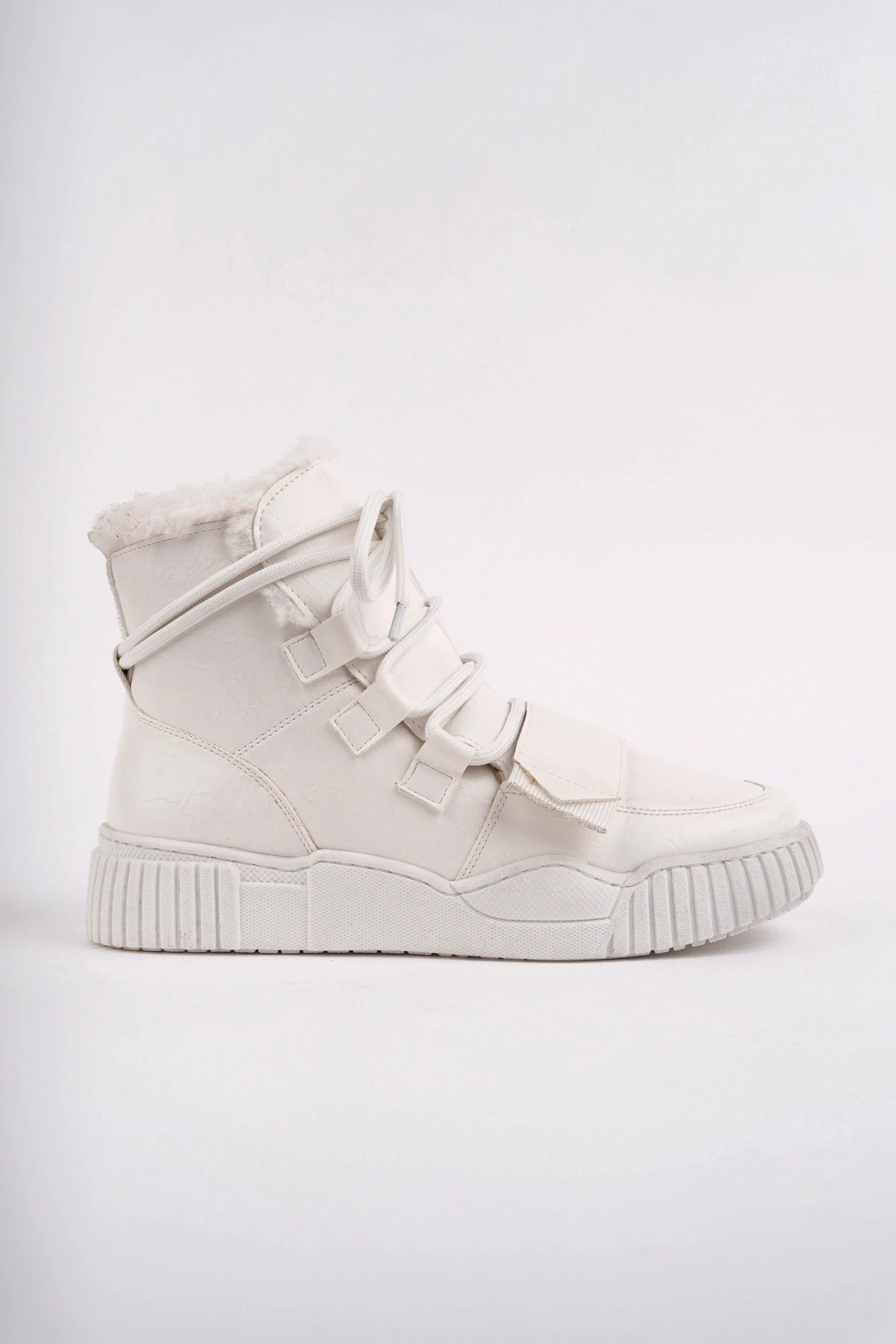 Stark-711 Kürklü Bağlı Cırtlı Kalın Taban Bot