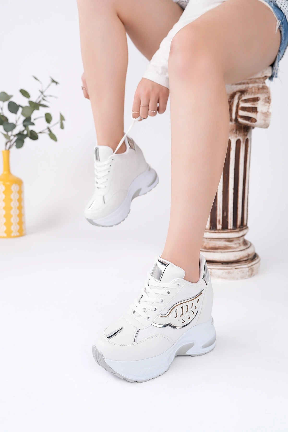 DNR-427 Yaprak DSN Gizli Topuk Spor