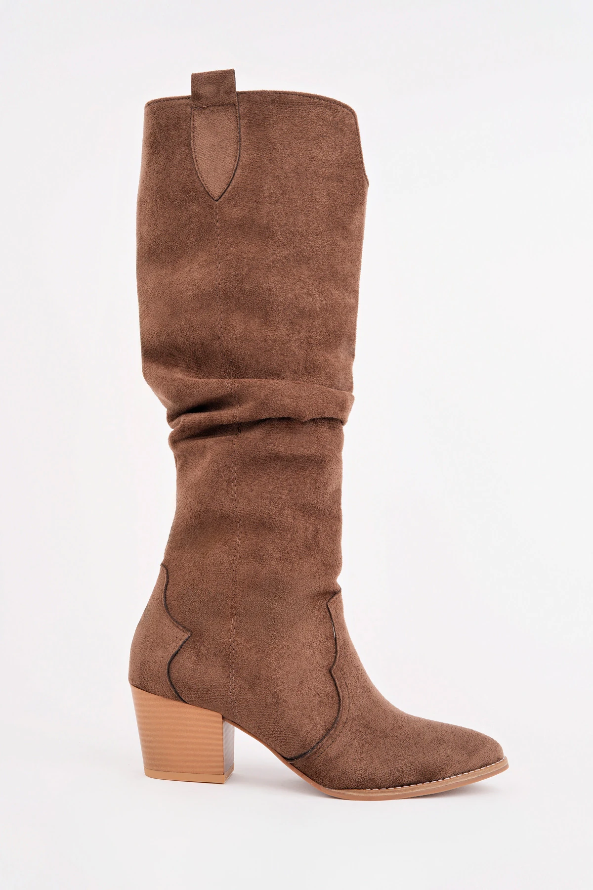 CNG-401 Kalın Topuk Körüklü Uzun Çizme