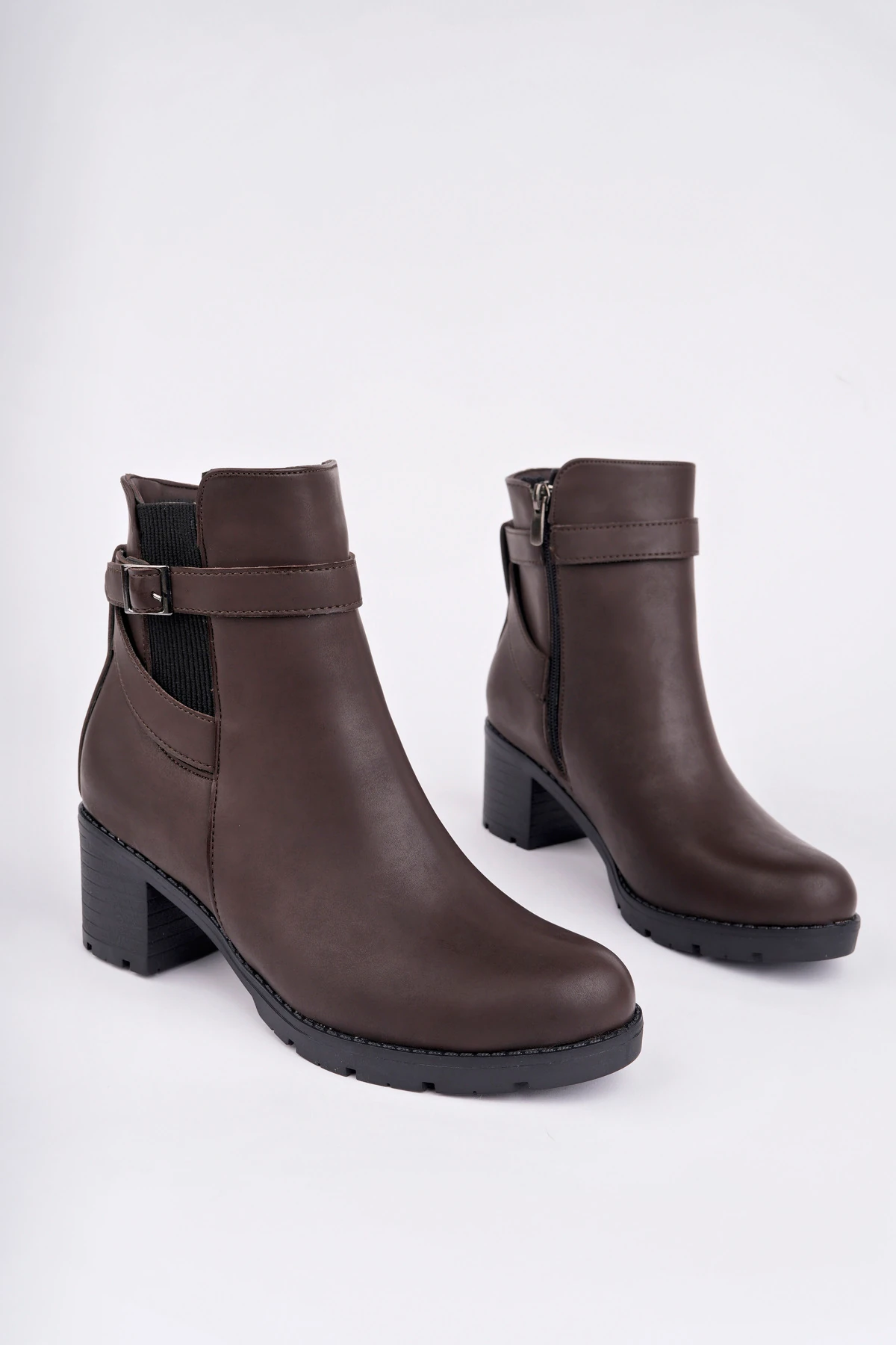 BLN-730 Lastikli Kemer Detaylı Bot