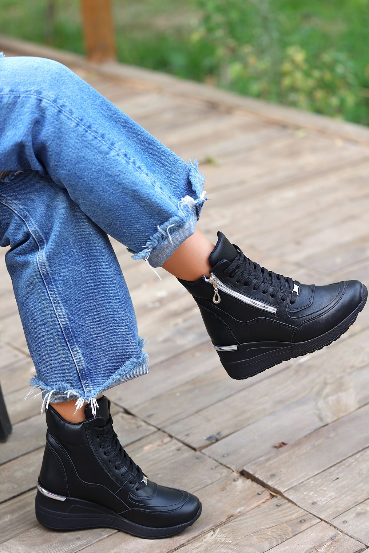 Coman Dolgu Taban fermuarlı Bot