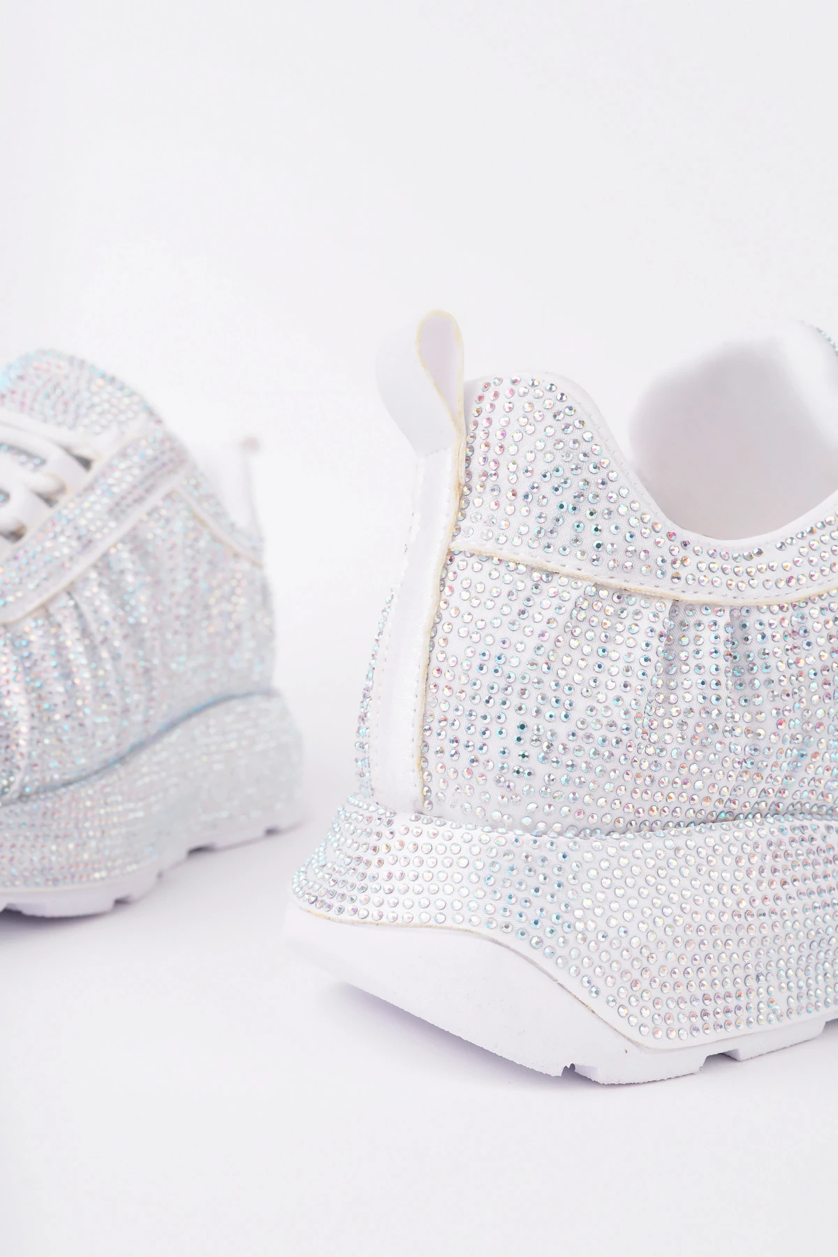 PRS-185-88 Kırışık Taşlı Düz Taban Spor