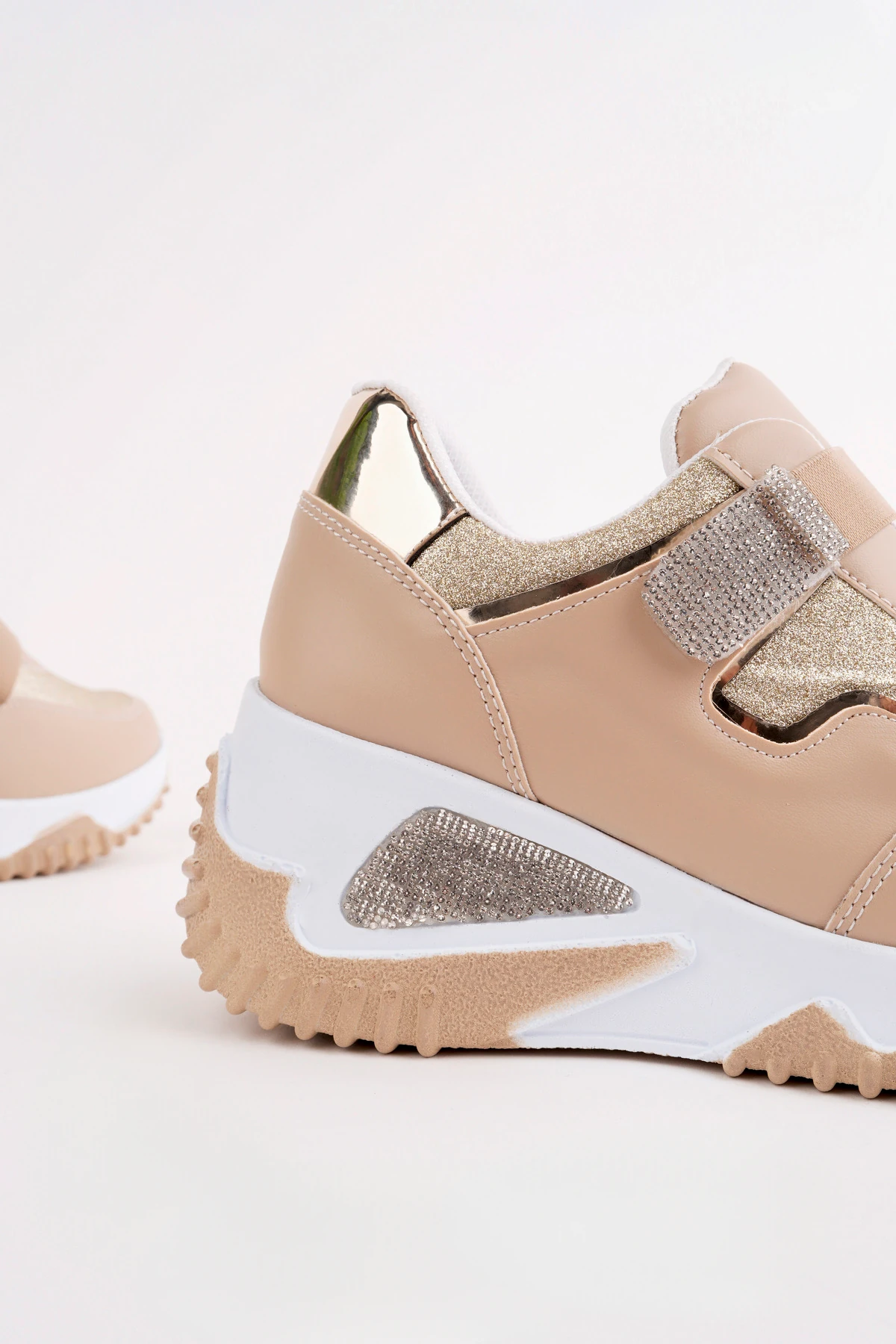 DNR-608 Simli Lastikli Kalın Taban Spor