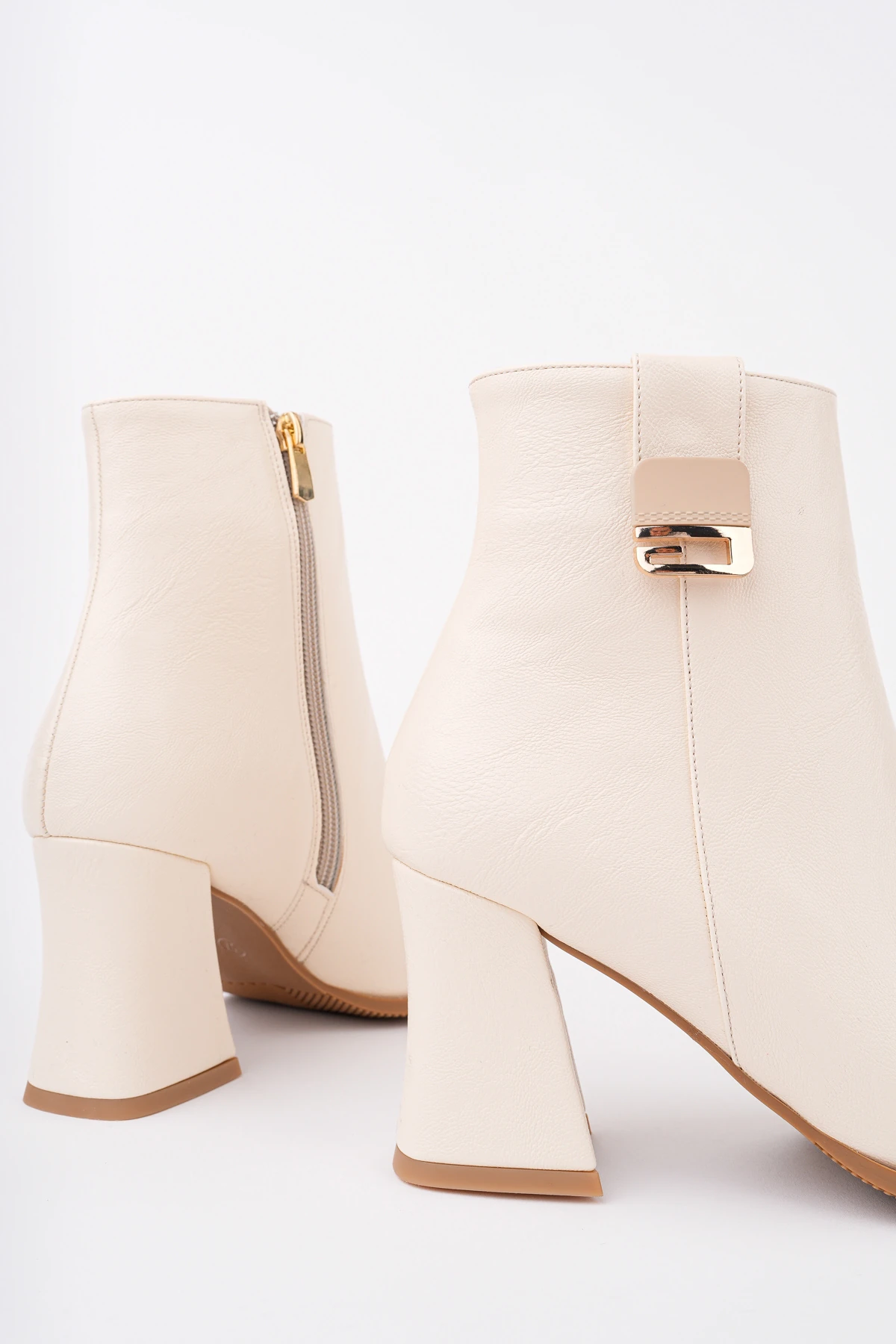 DNZ-205 Kalın Topuk Toka Detaylı Bot