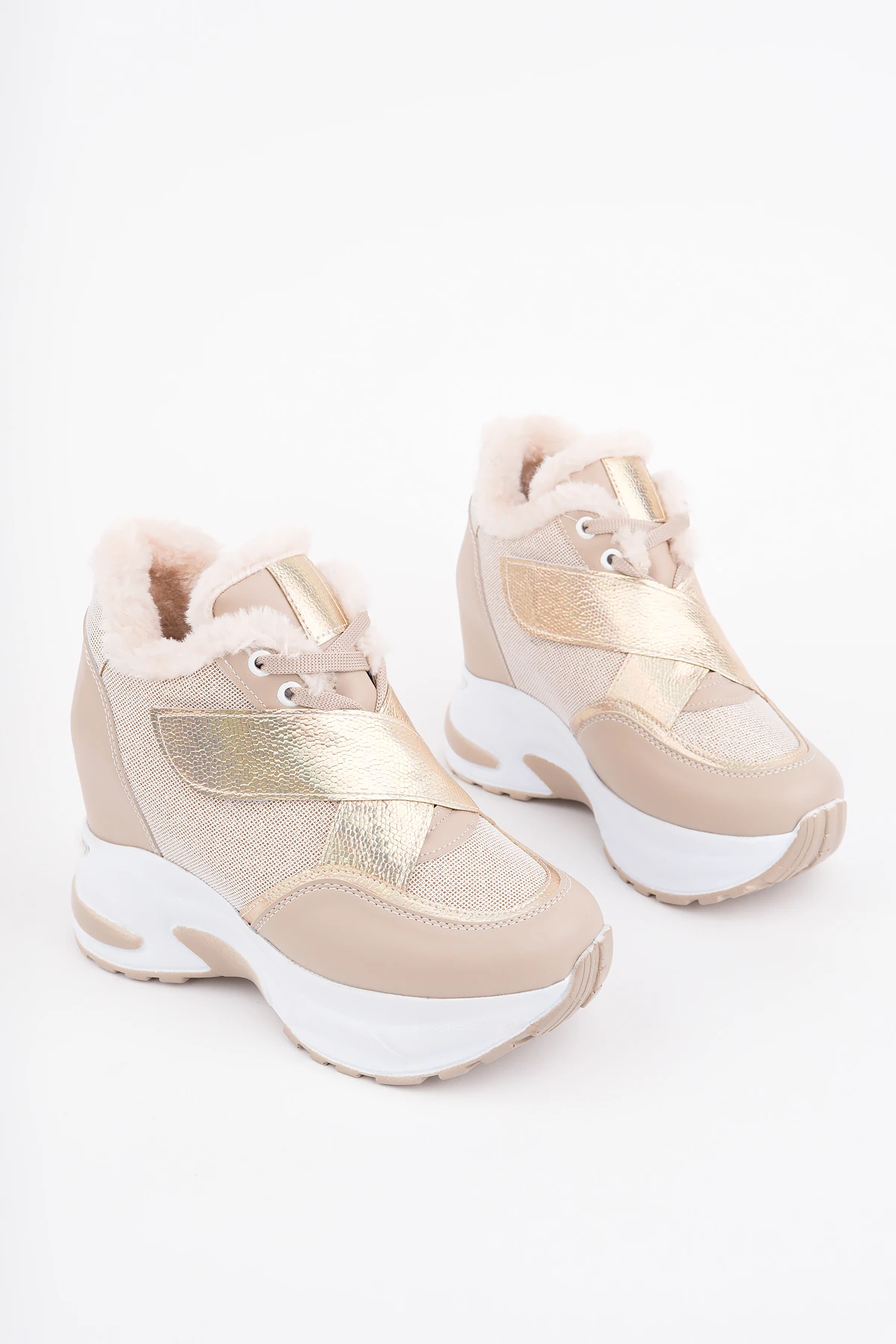 DNR-442 Cırtlı Bağlı Gizli Topuk Spor