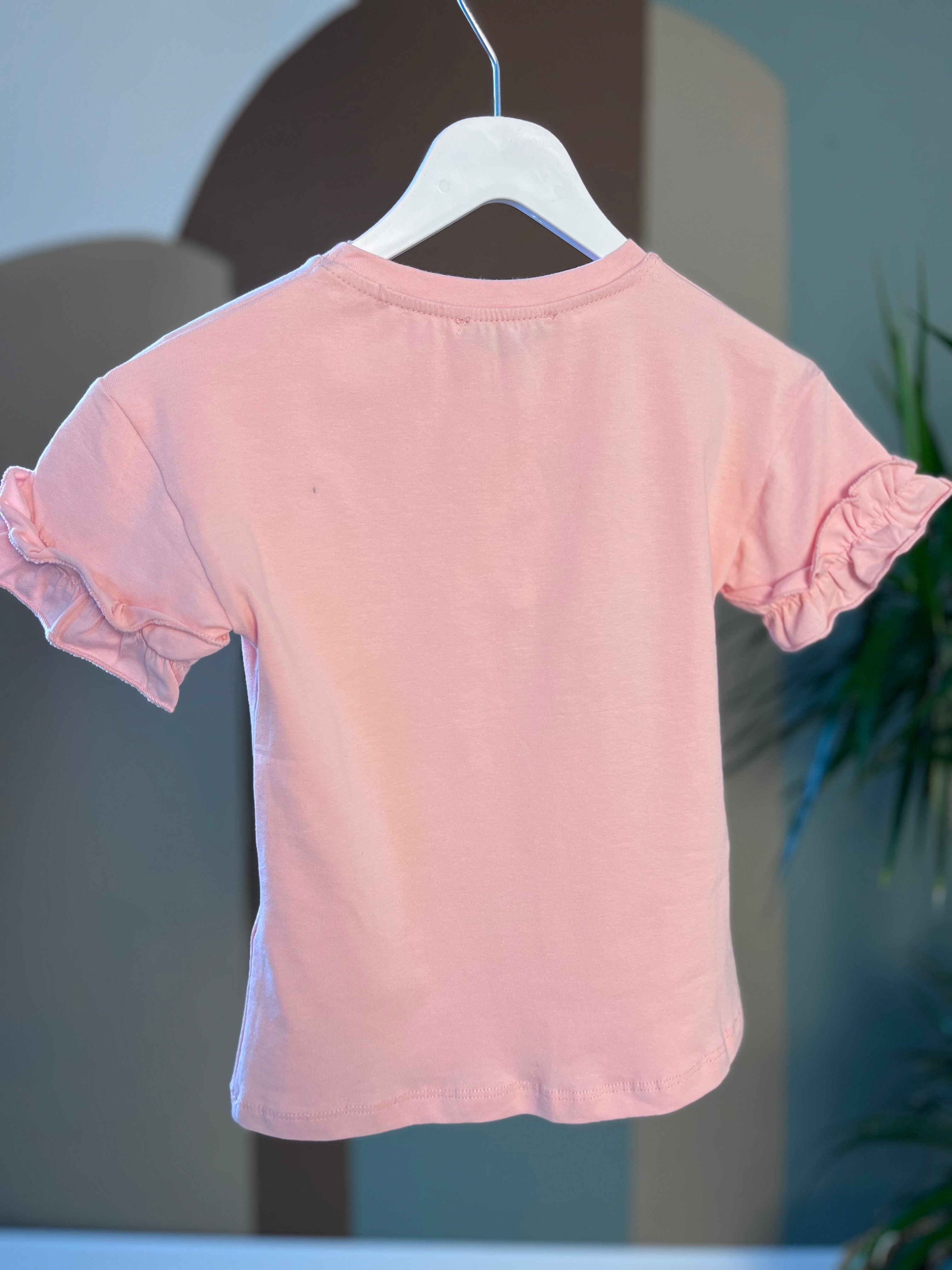 No:4 Paris Pembe Tshirt