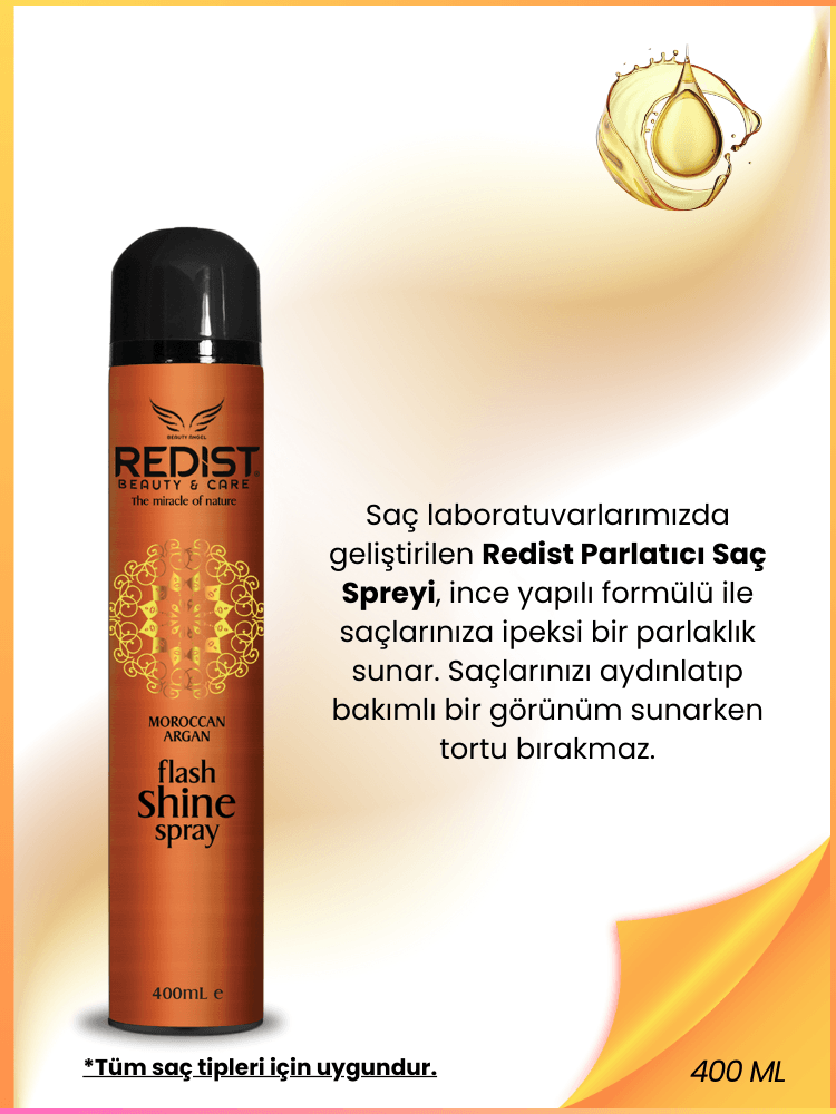 Redist Parlatıcı Sprey Flash Shine 400 ML