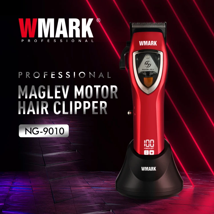 WMARK NG-9010 Şarjlı Saç Kesme Makinesi | Ergonomik Tasarım, Yüksek RPM Motor