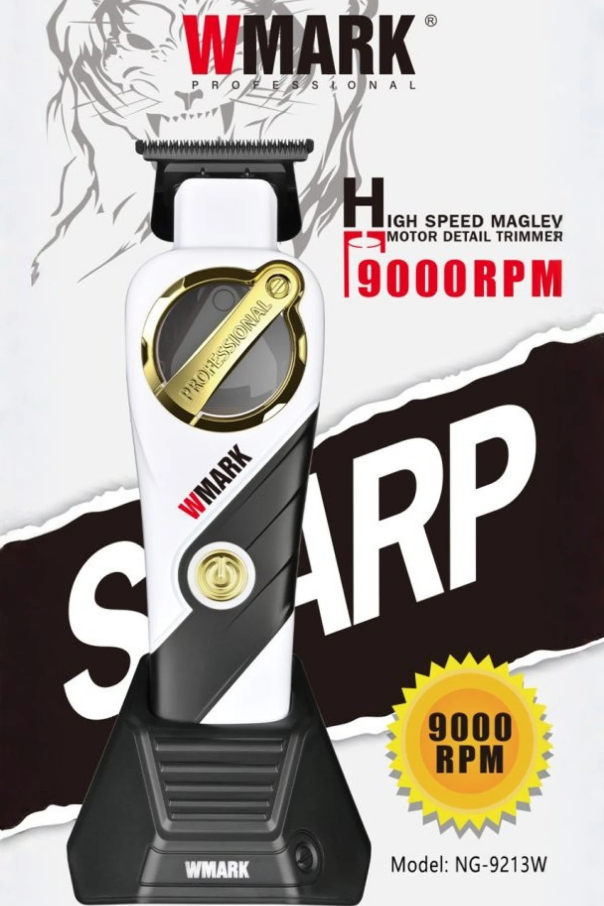 WMARK NG-9213W Kuaför Tipi Detay Makinesi |2. Nesil Maglev Motor Teknolojisi