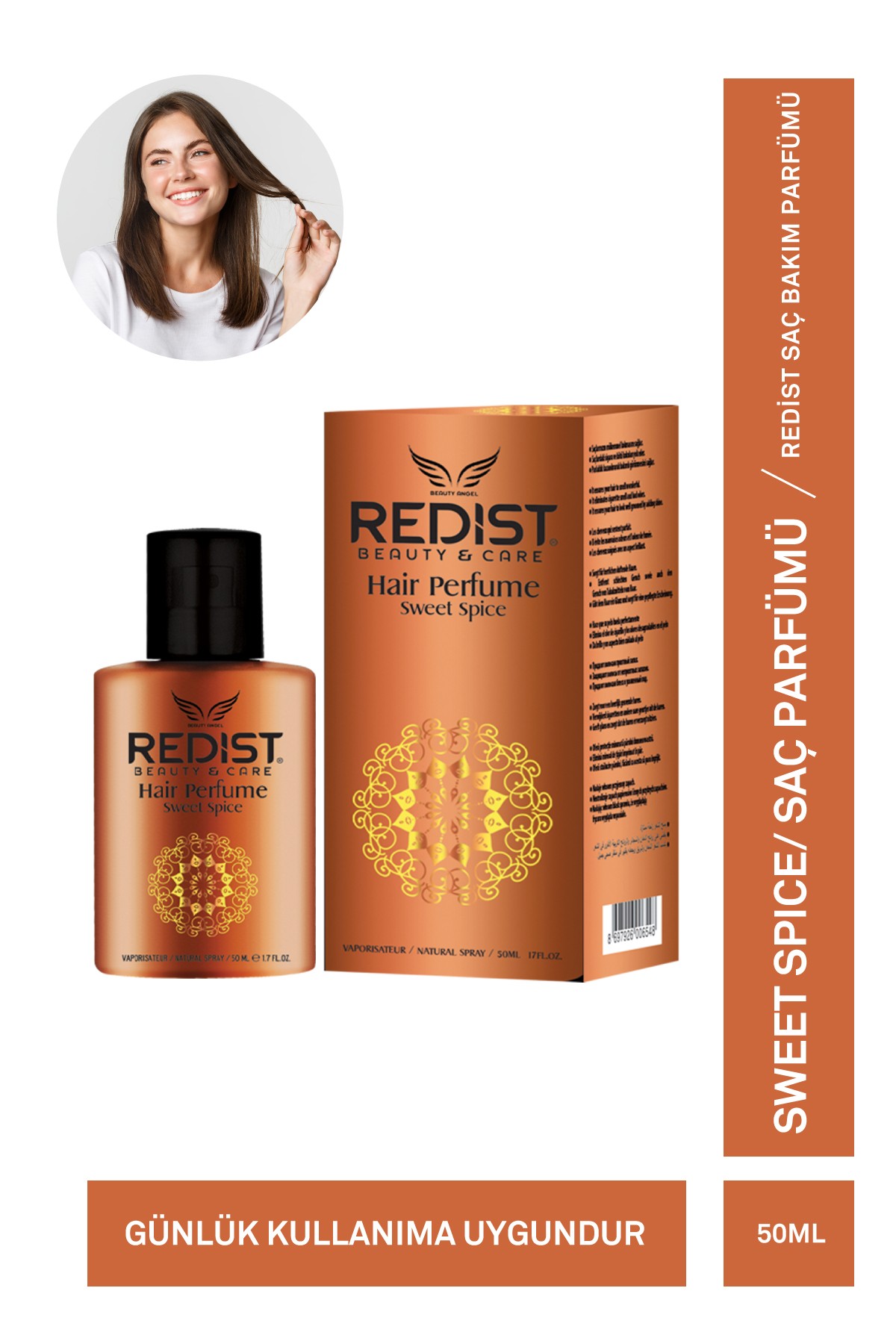 Redist Saç Parfümü EDC Sweet Spice 50 ml