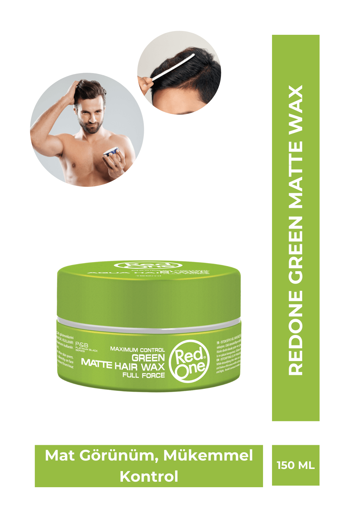 Redone Yeşil Mat Wax 150 ml