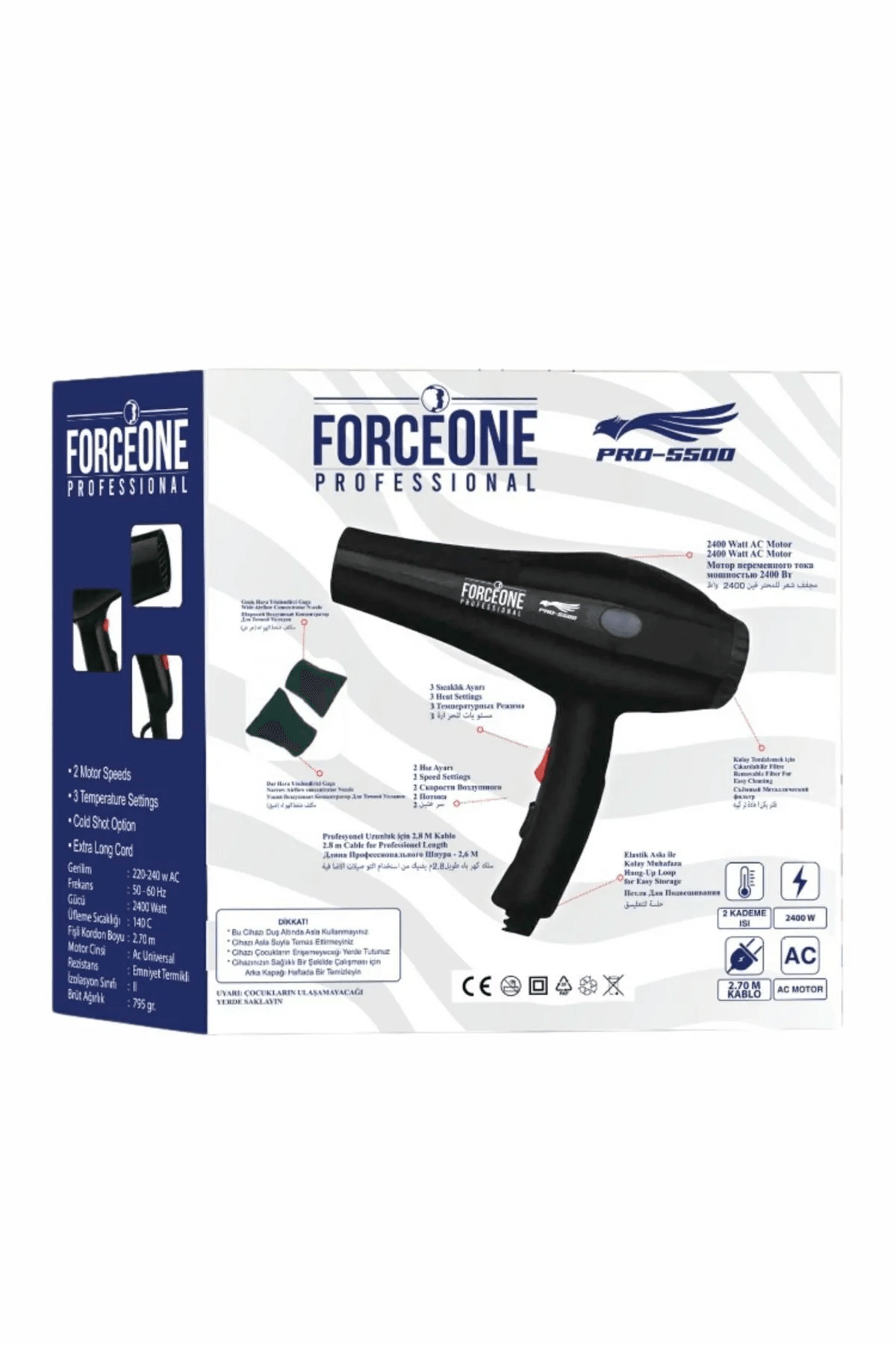 Forceone Fön Makinesi 2400 WATT