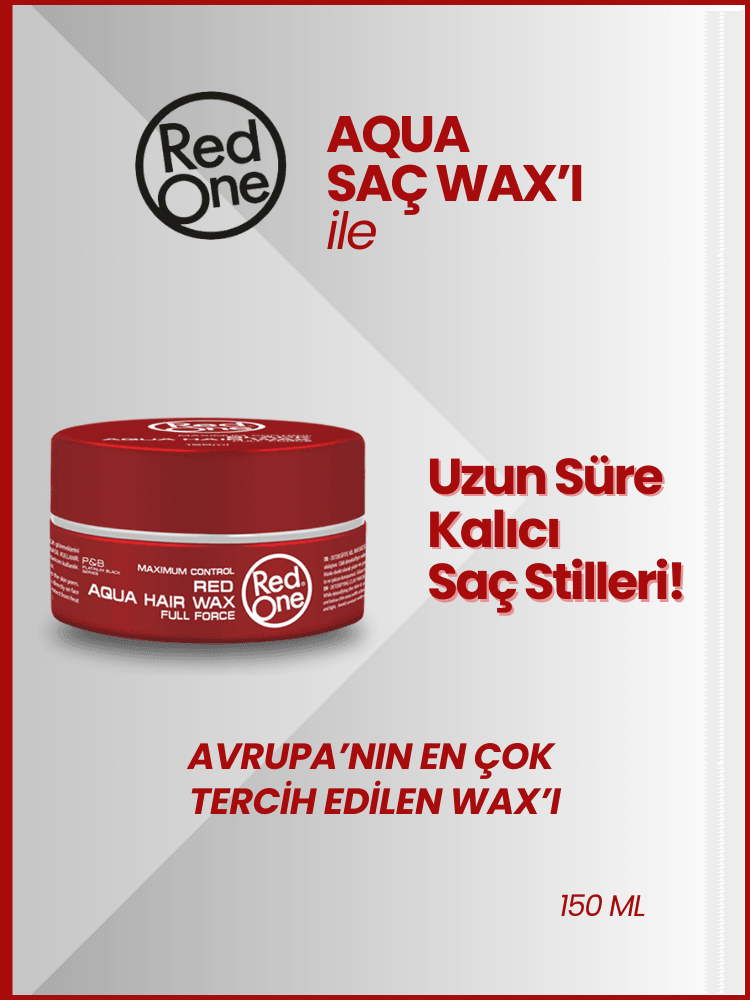 Redone Aqua Wax Kırmızı