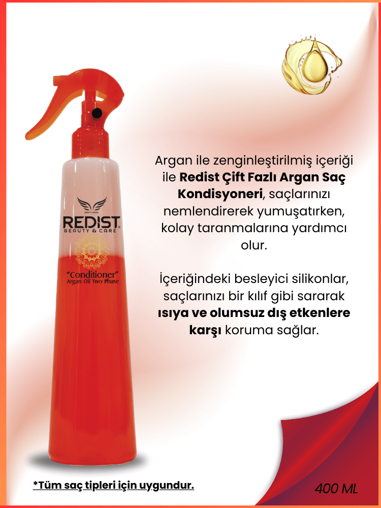 Redist Argan Fön Suyu 400 ML