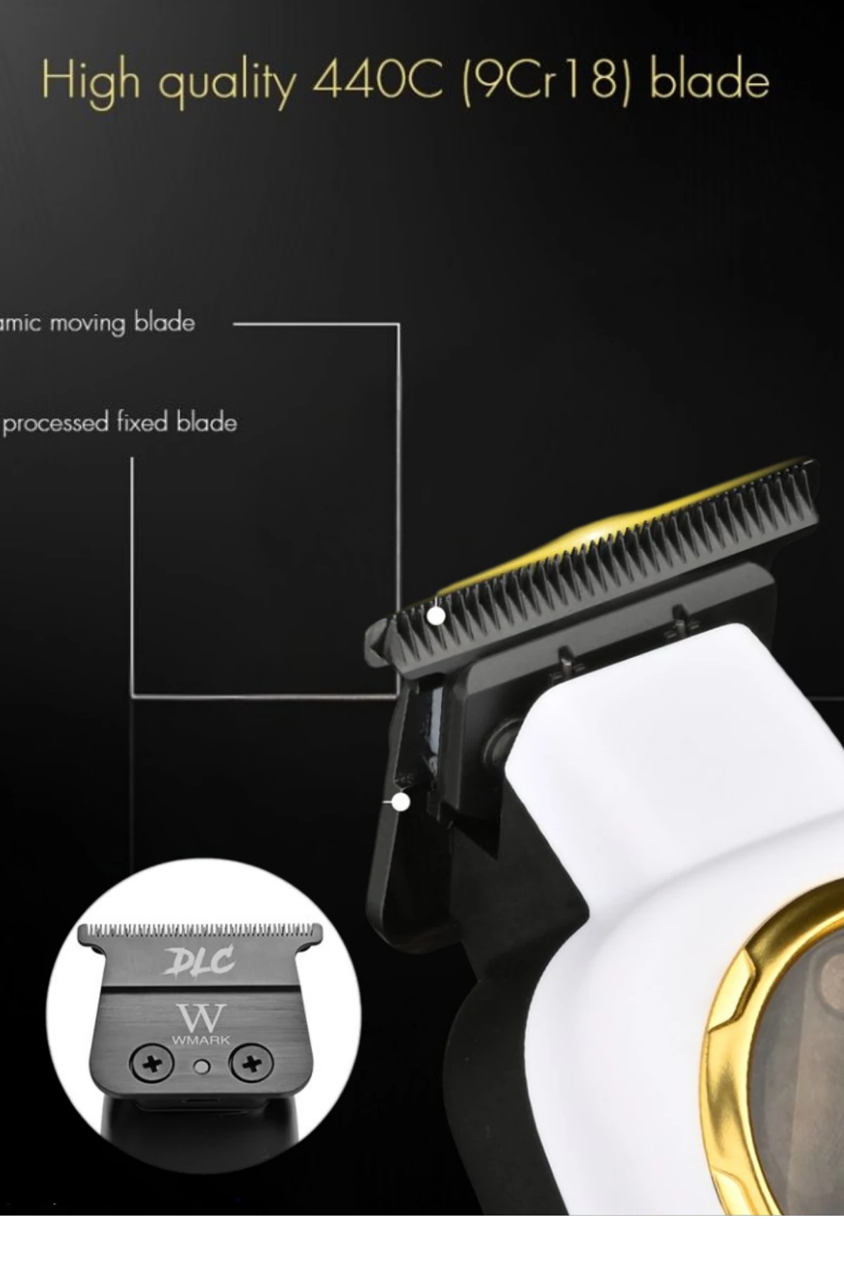 WMARK NG-9213W Kuaför Tipi Detay Makinesi |2. Nesil Maglev Motor Teknolojisi