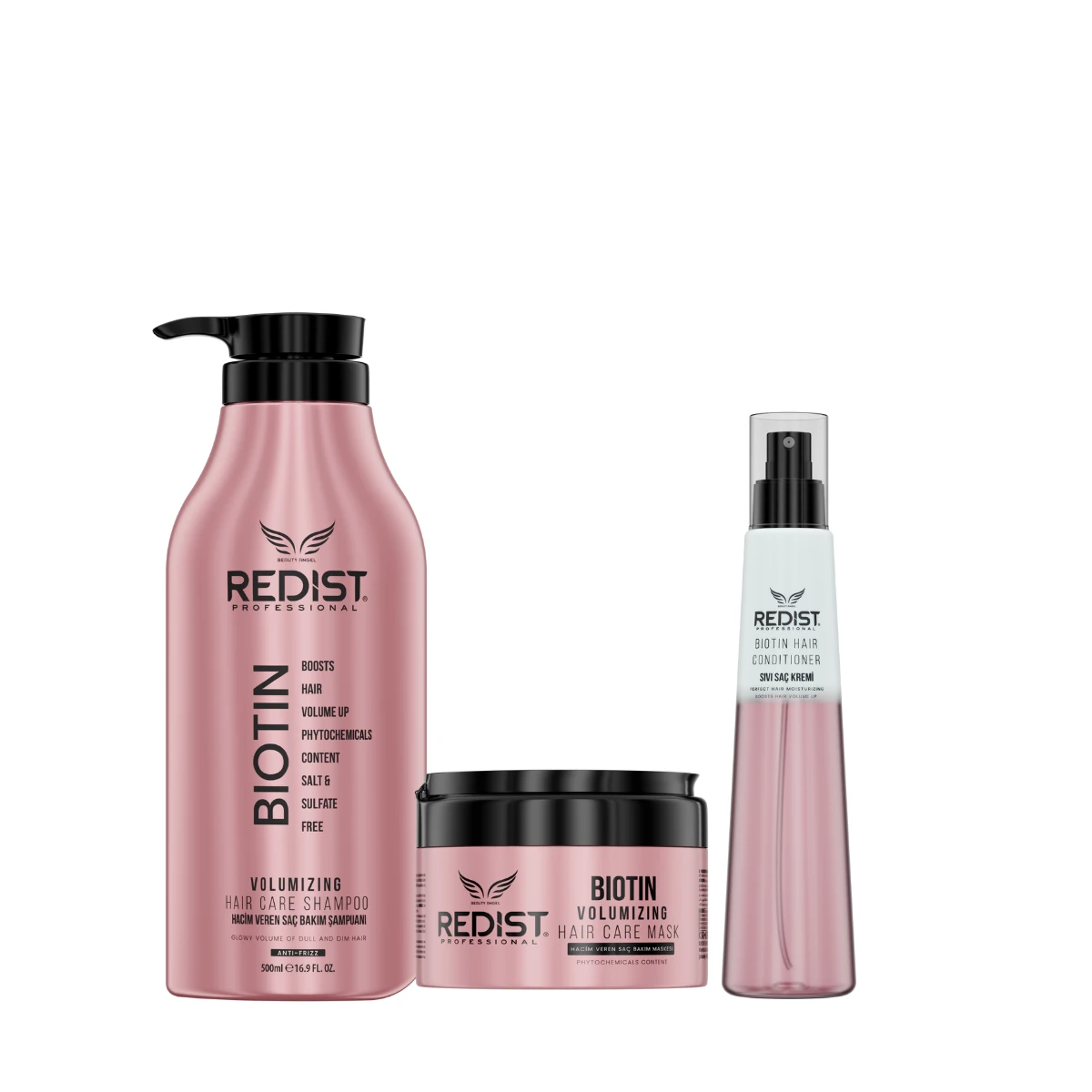 Redist Biotin 3’lü Set | Saç Dökülmesine Karşı Güçlü ve Canlandırıcı Bakım