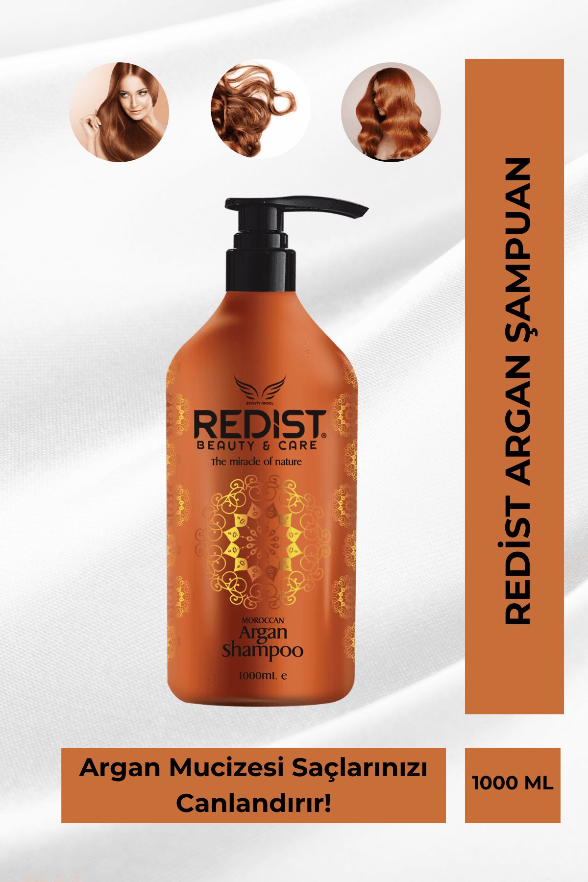 Redist Argan Bakım Şampuanı 1000 ML 