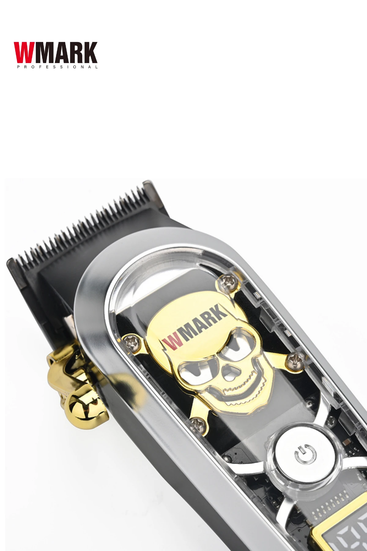 WMARK NG-130 Gri Şarjlı Saç Kesme Makinesi | Kablosuz Manyetik Şarj