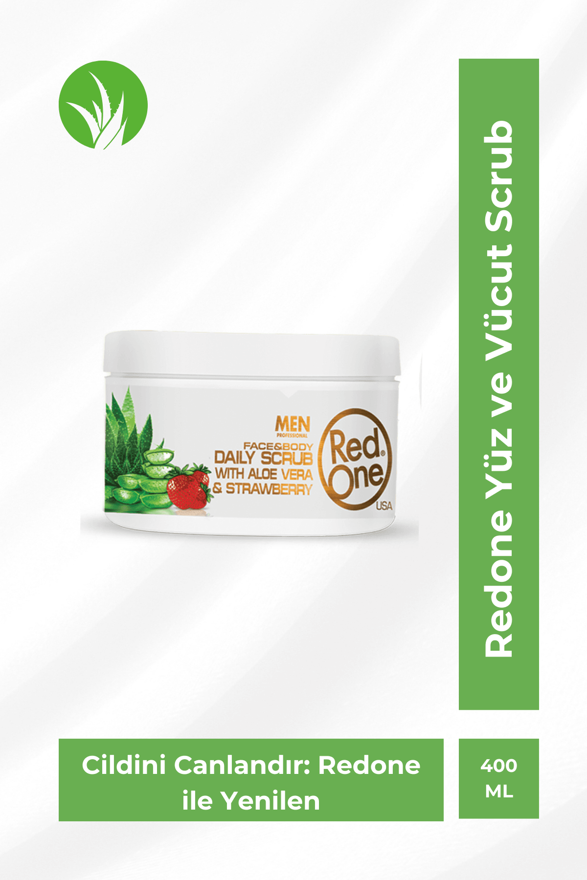 Redone Scrub Aloe Vera Strawberry 475 ML