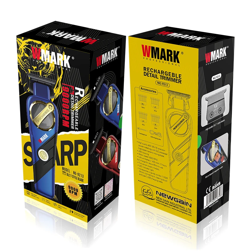 WMARK NG-9213 Mavi Profesyonel Şarjlı Detay Makinesi |60 dk Kesintisiz Kullanım 