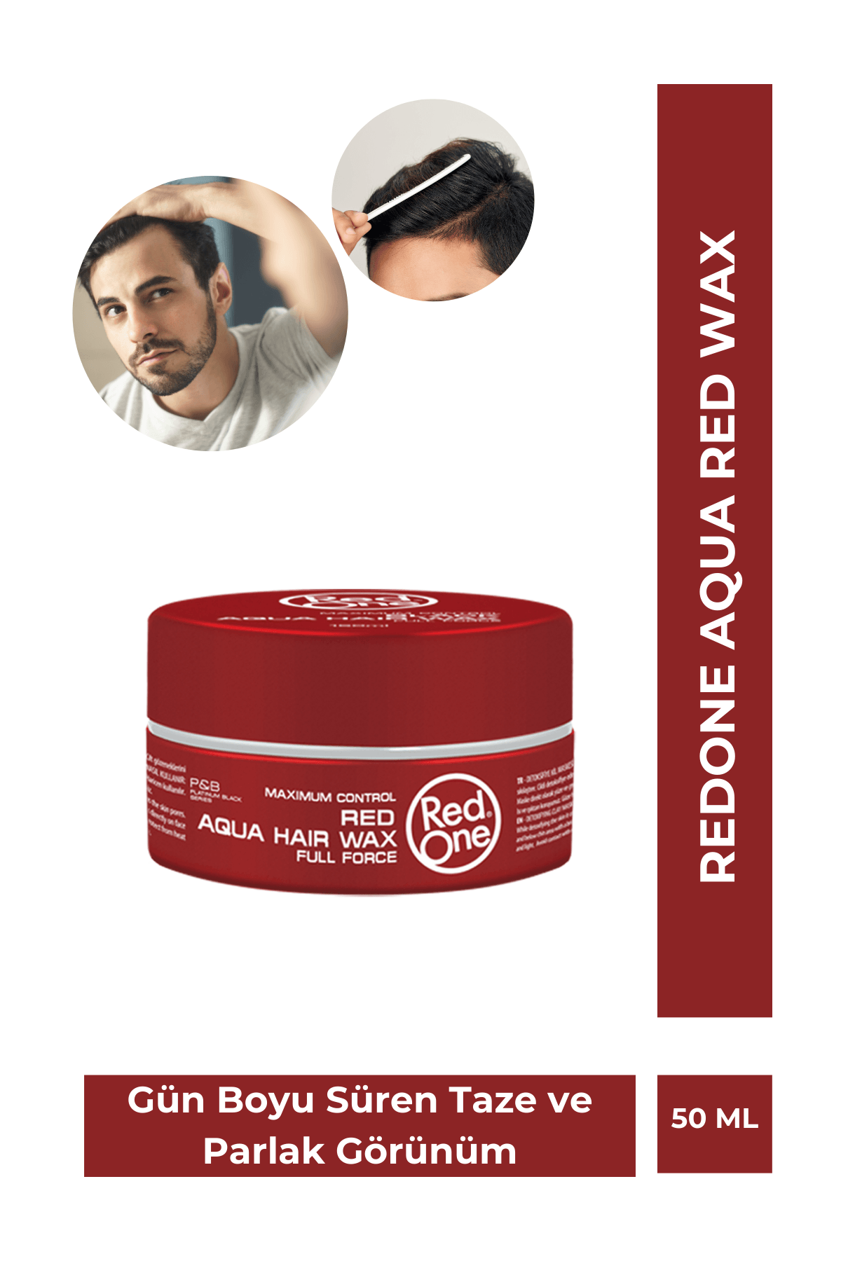 Redone Aqua Wax Kırmızı 50 ml