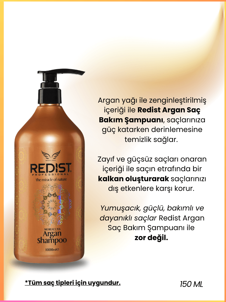 Redist Argan Bakım Şampuanı