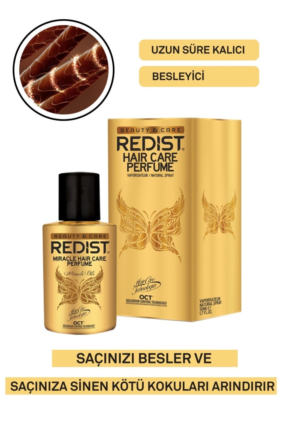 Redist Saç Parfümü EDC 40 Bitkili 50 ml