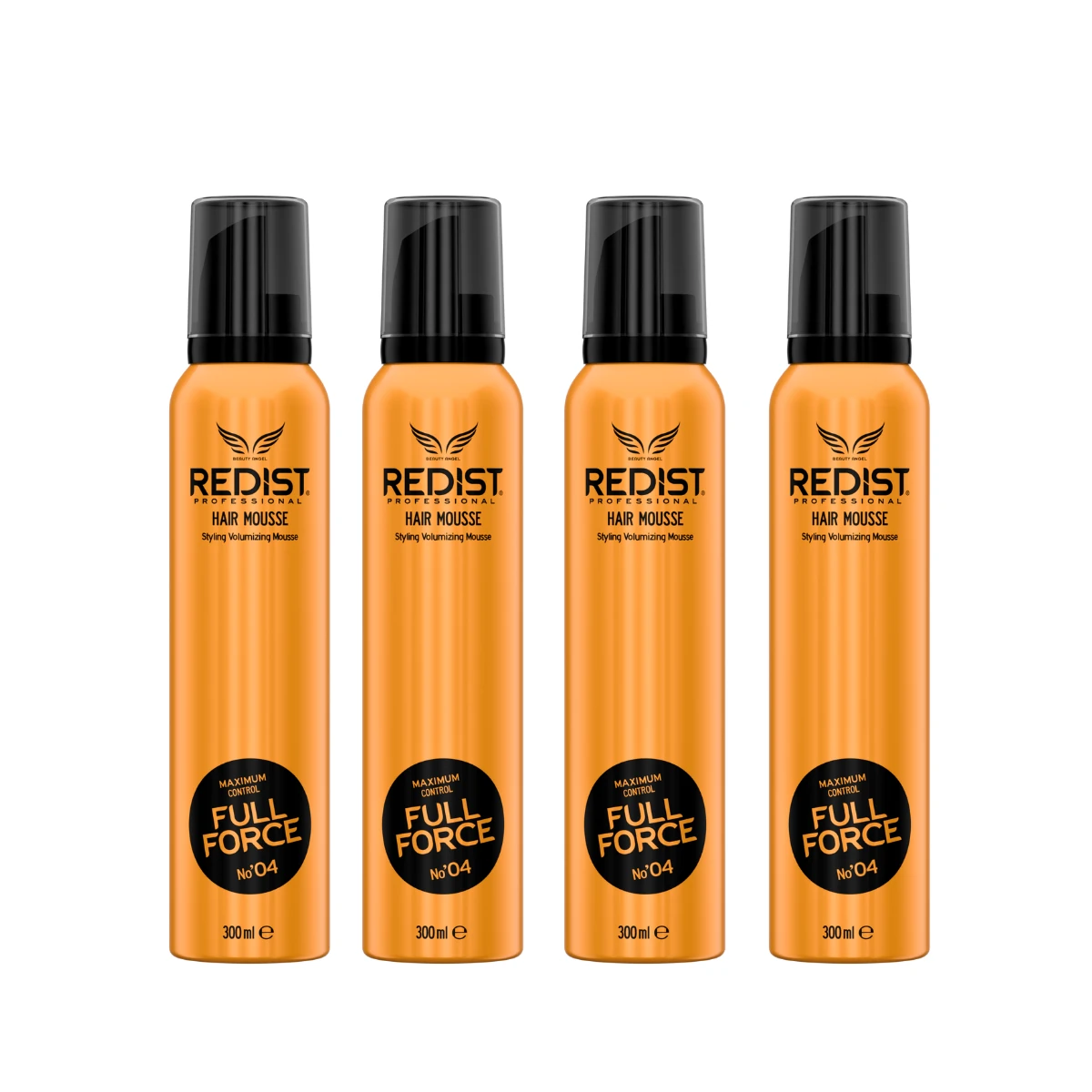 Redist Full Force Saç Köpüğü 300 ml x 4 | Profesyonel Avantaj Seti