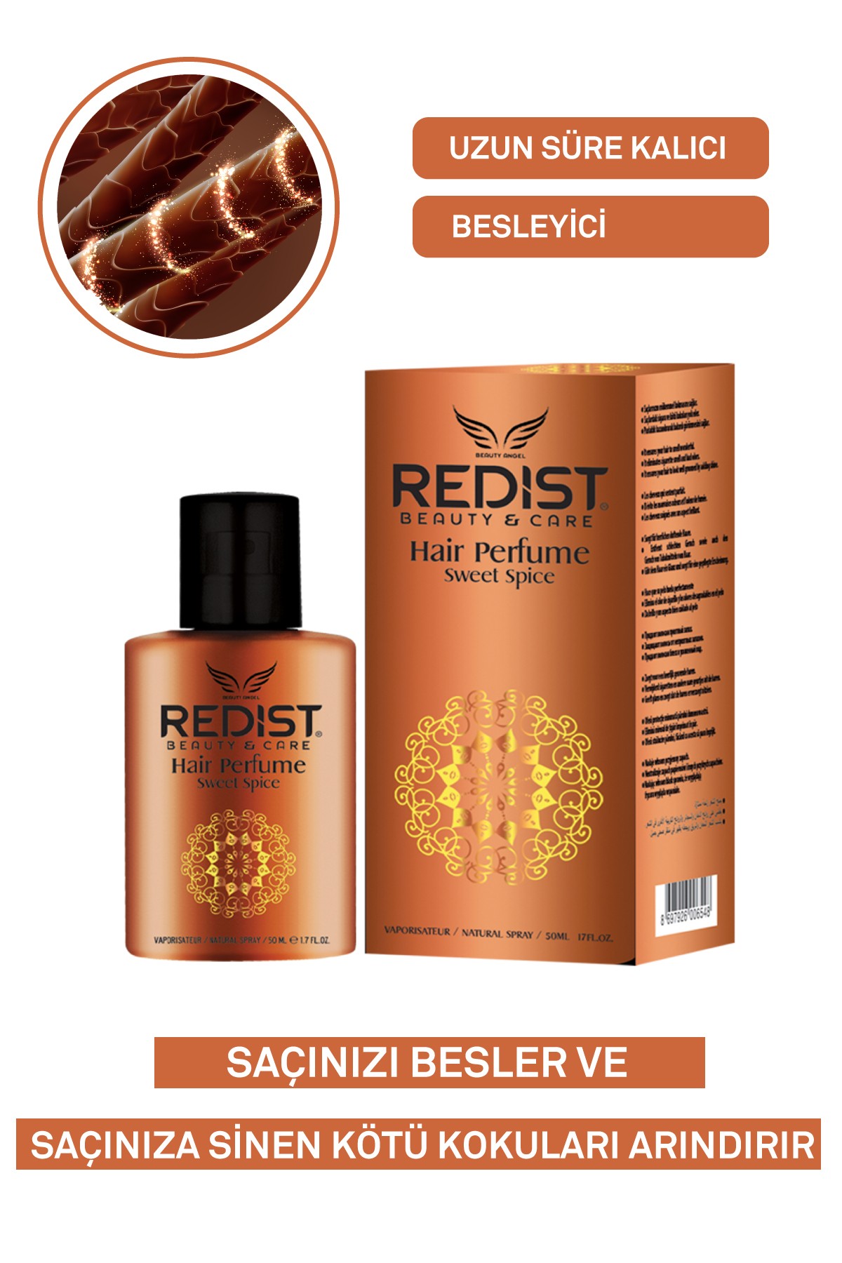 Redist Saç Parfümü EDC Sweet Spice 50 ml