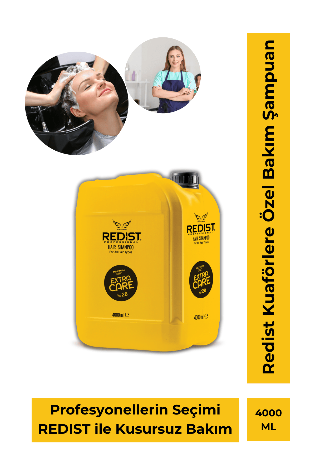 Redist Kuaförlere Özel Bakım Şampuanı 4000 ML