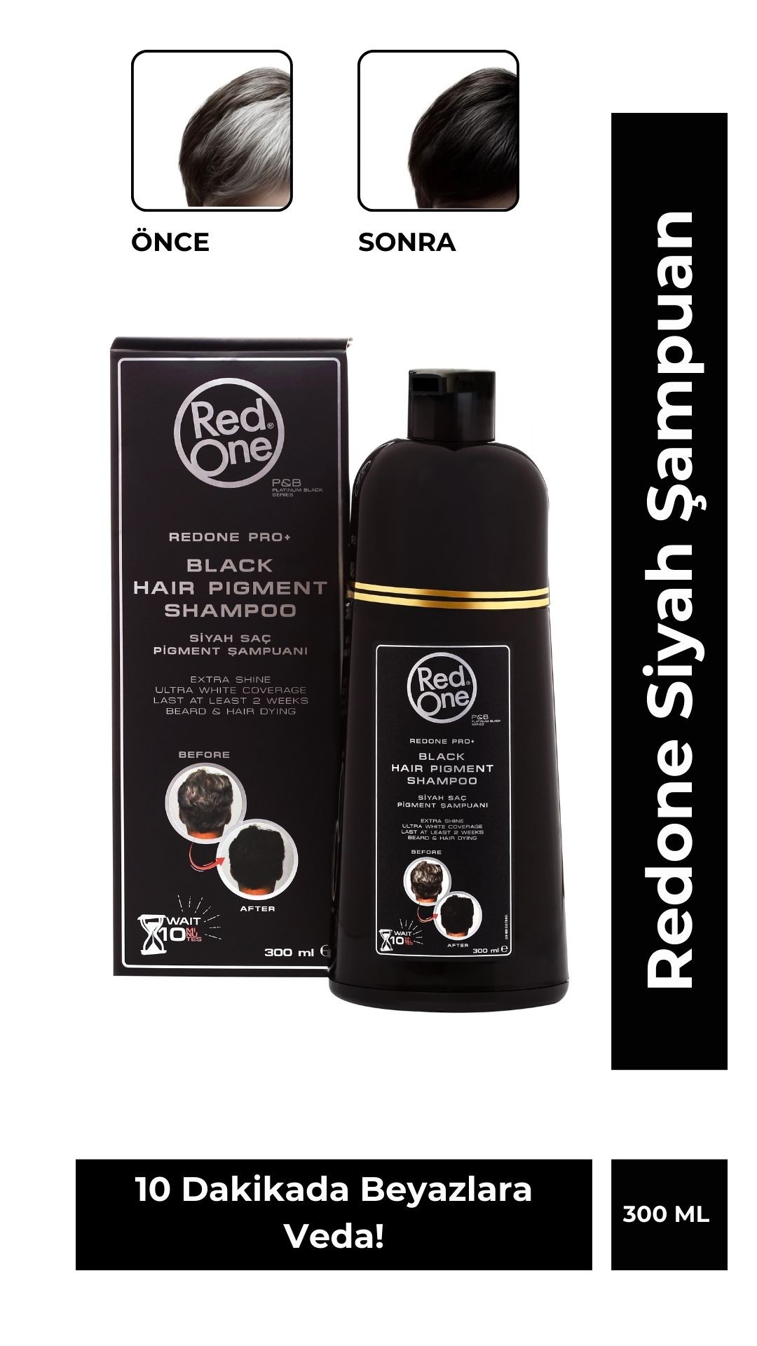Redone Siyah Şampuan 300 ML 