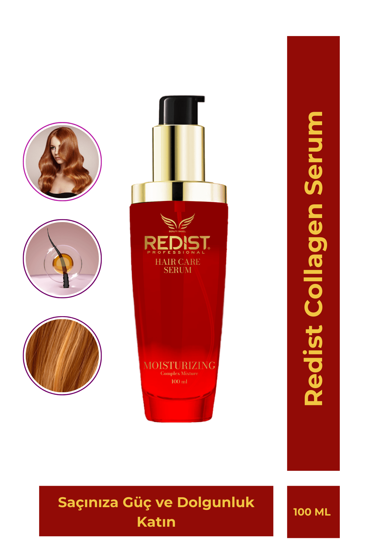 Redist Collagen Nemlendirici Saç Bakım Serumu 100 ML