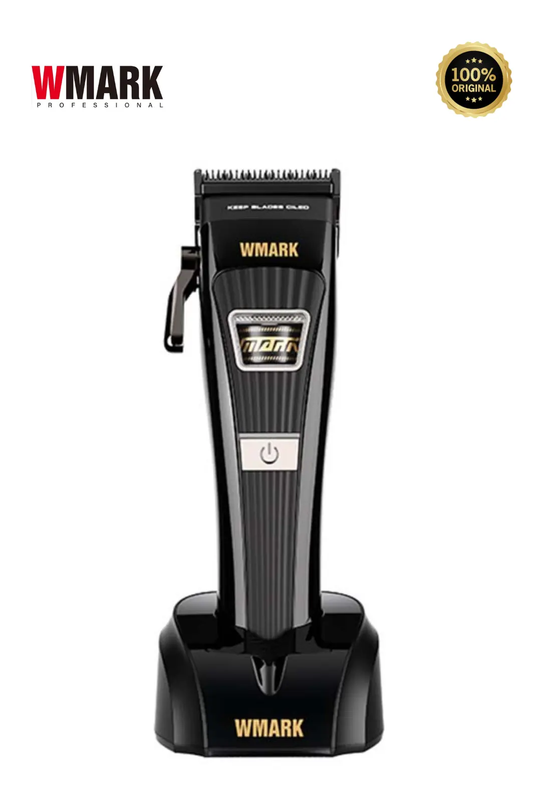 WMARK NG-V1 プロフェッショナル バリカン[ブラック・ゴールド] 1台 WMARK NG-V1 Siyah Profesyonel Saç Kesme Makinesi | 8500 RPM BLDC