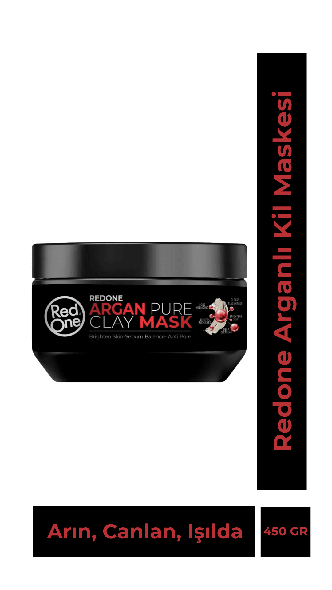 Redone Arganlı Kil Maskesi 450 gr 