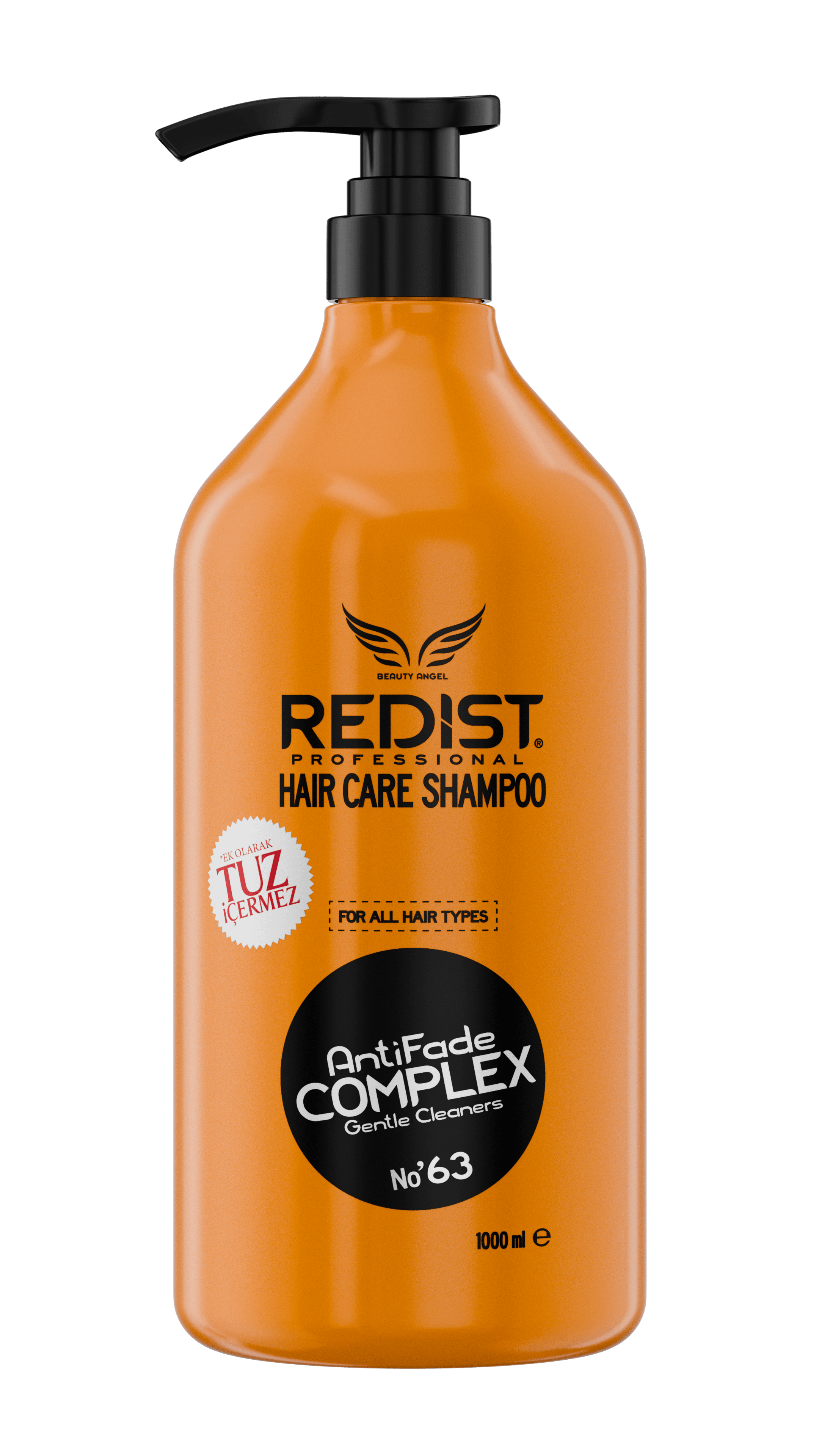 Redist Tuzsuz Şampuan 1000 ml |  Hassas ve İşlem Görmüş Saçlar İçin Onarıcı Bakım