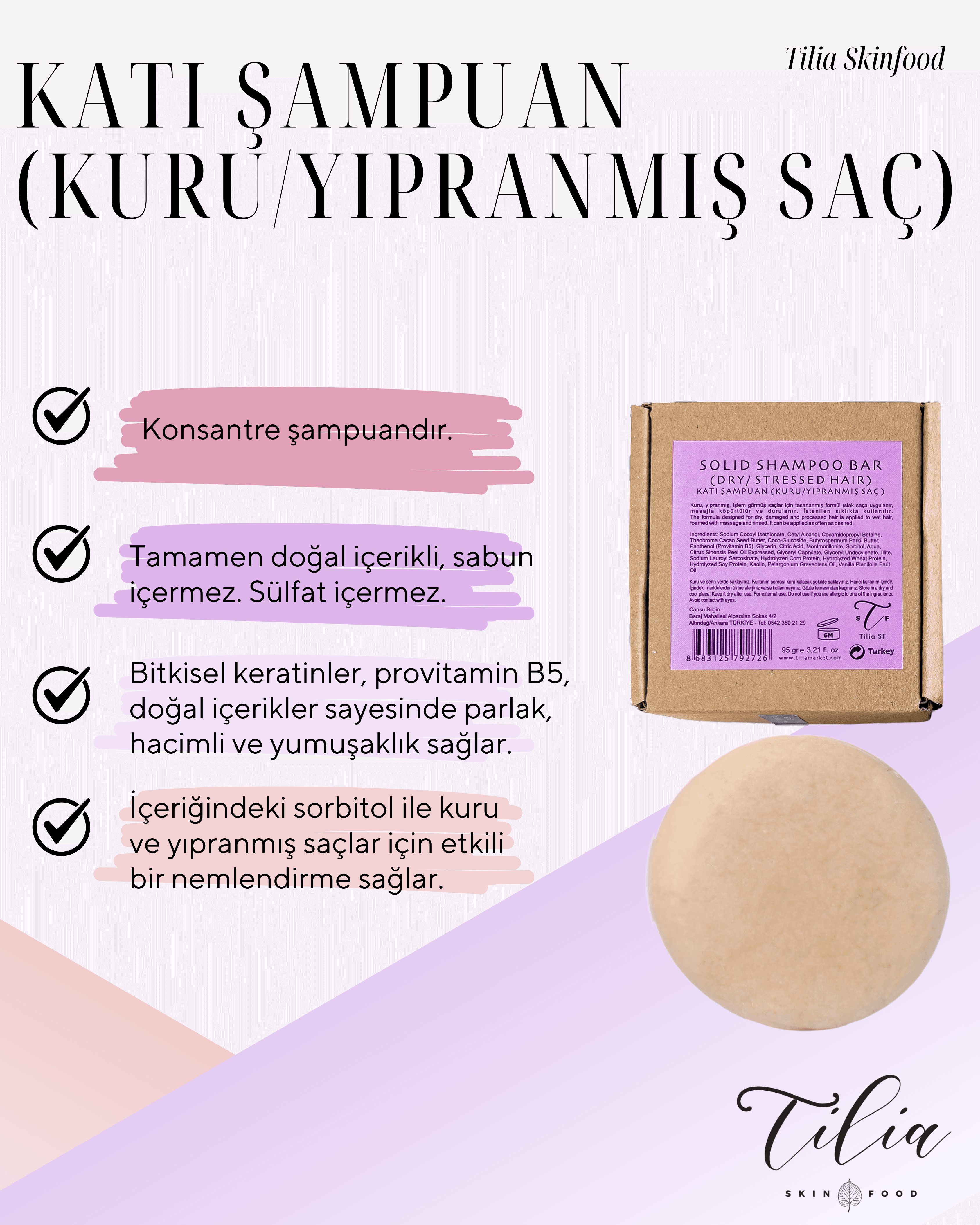Katı Şampuan (kuru/yıpranmış Saç)
