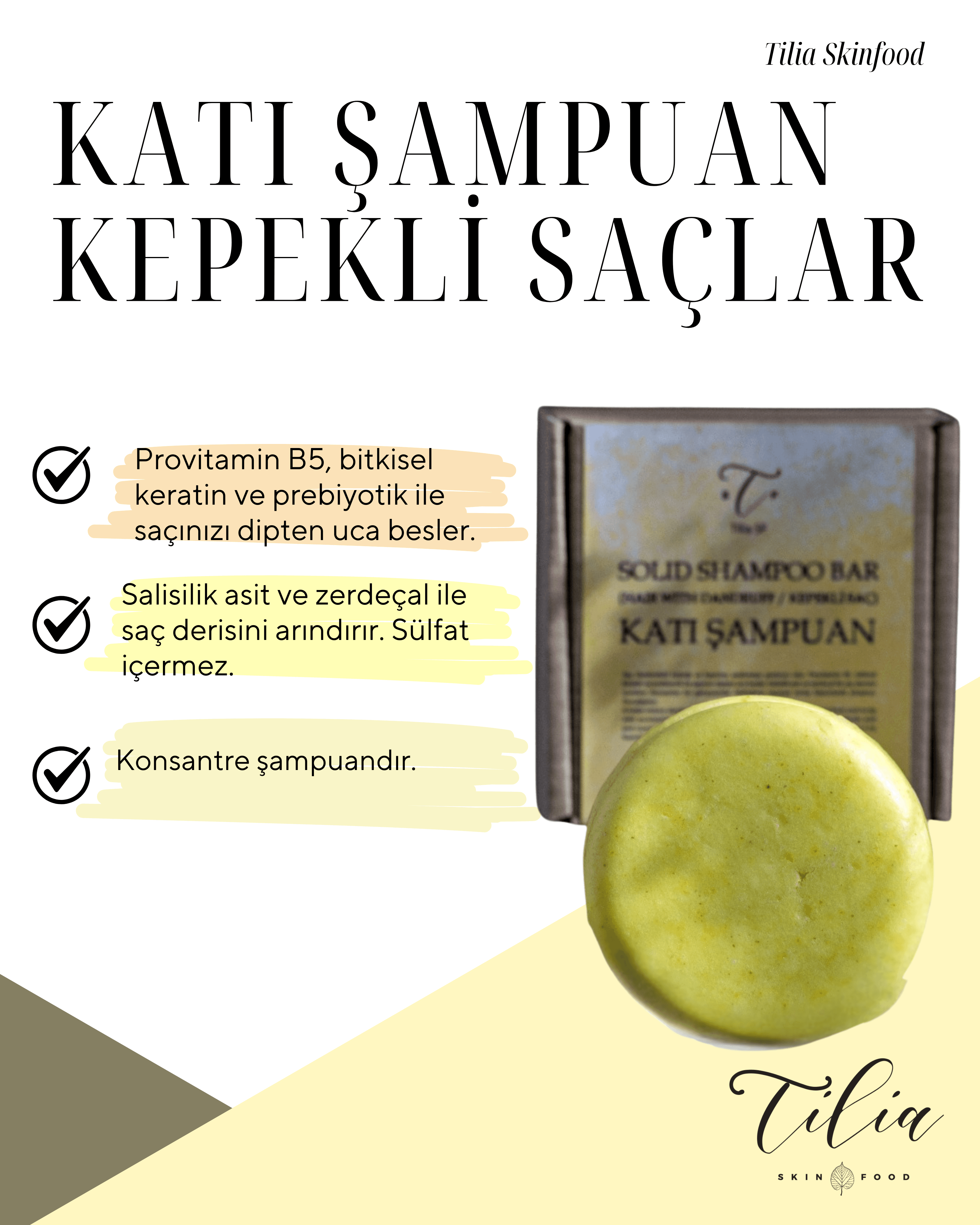 Katı Şampuan (kepekli Saç)