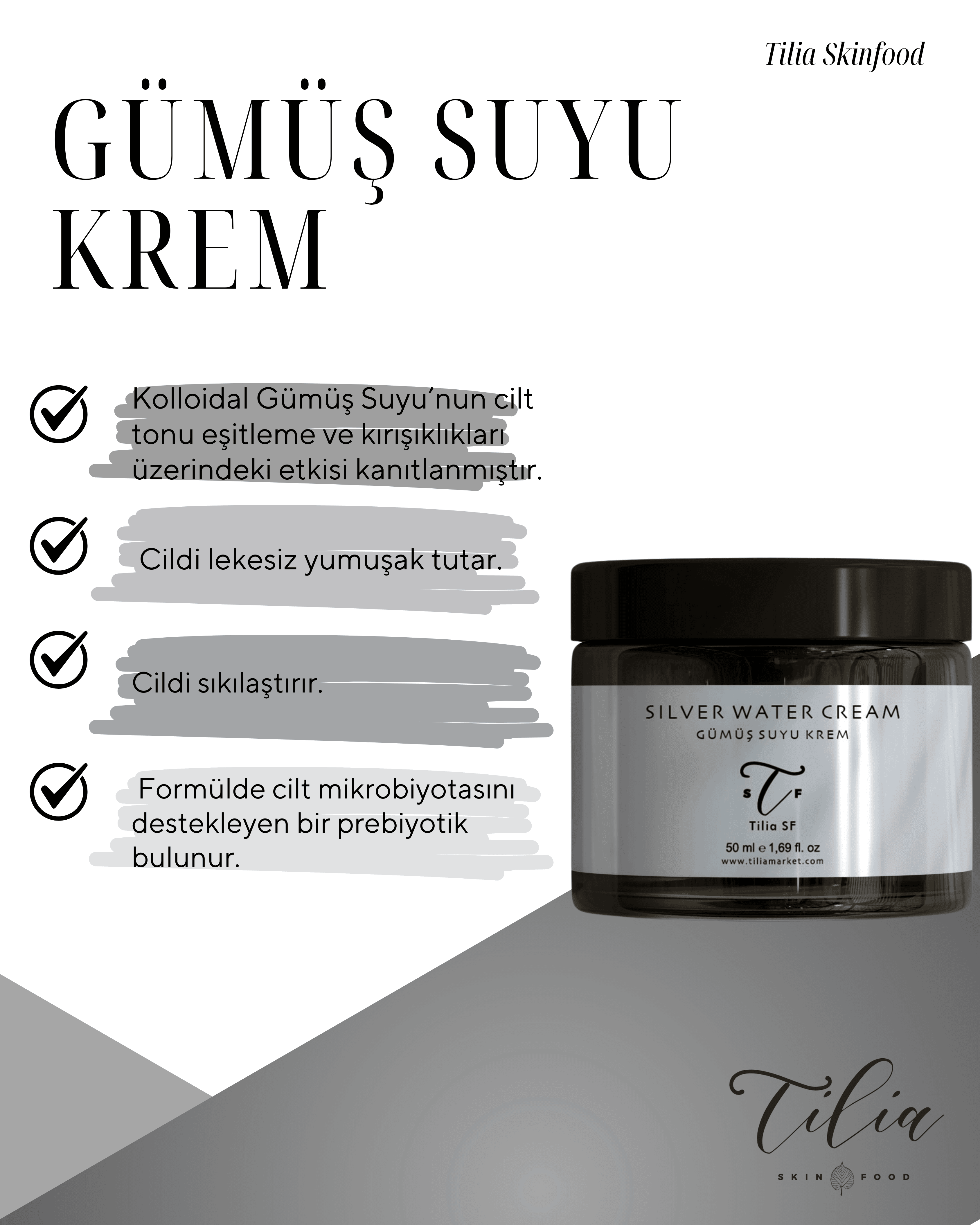 Gümüş Suyu Krem 50 ml