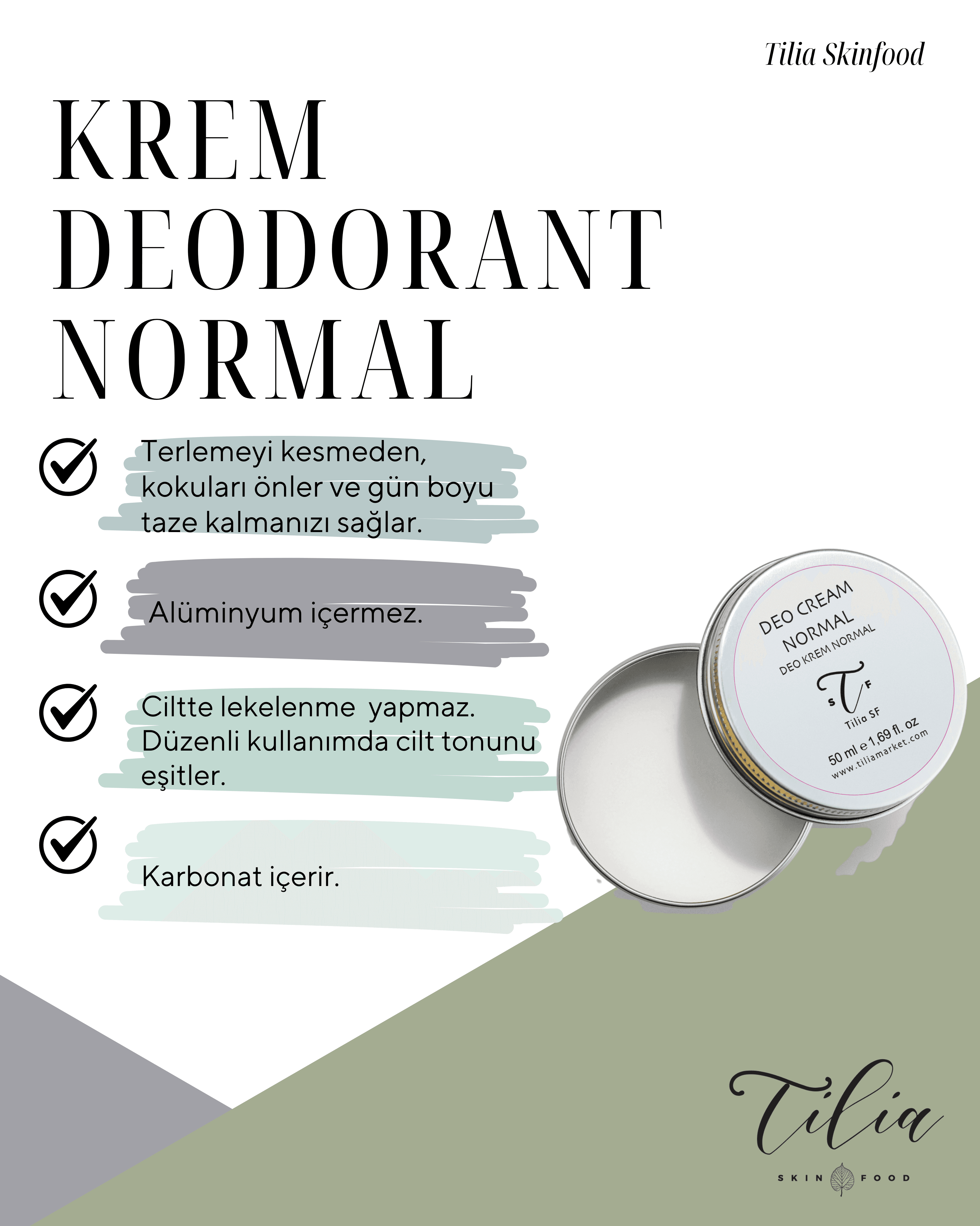 Krem Deodorant Normal Cilt