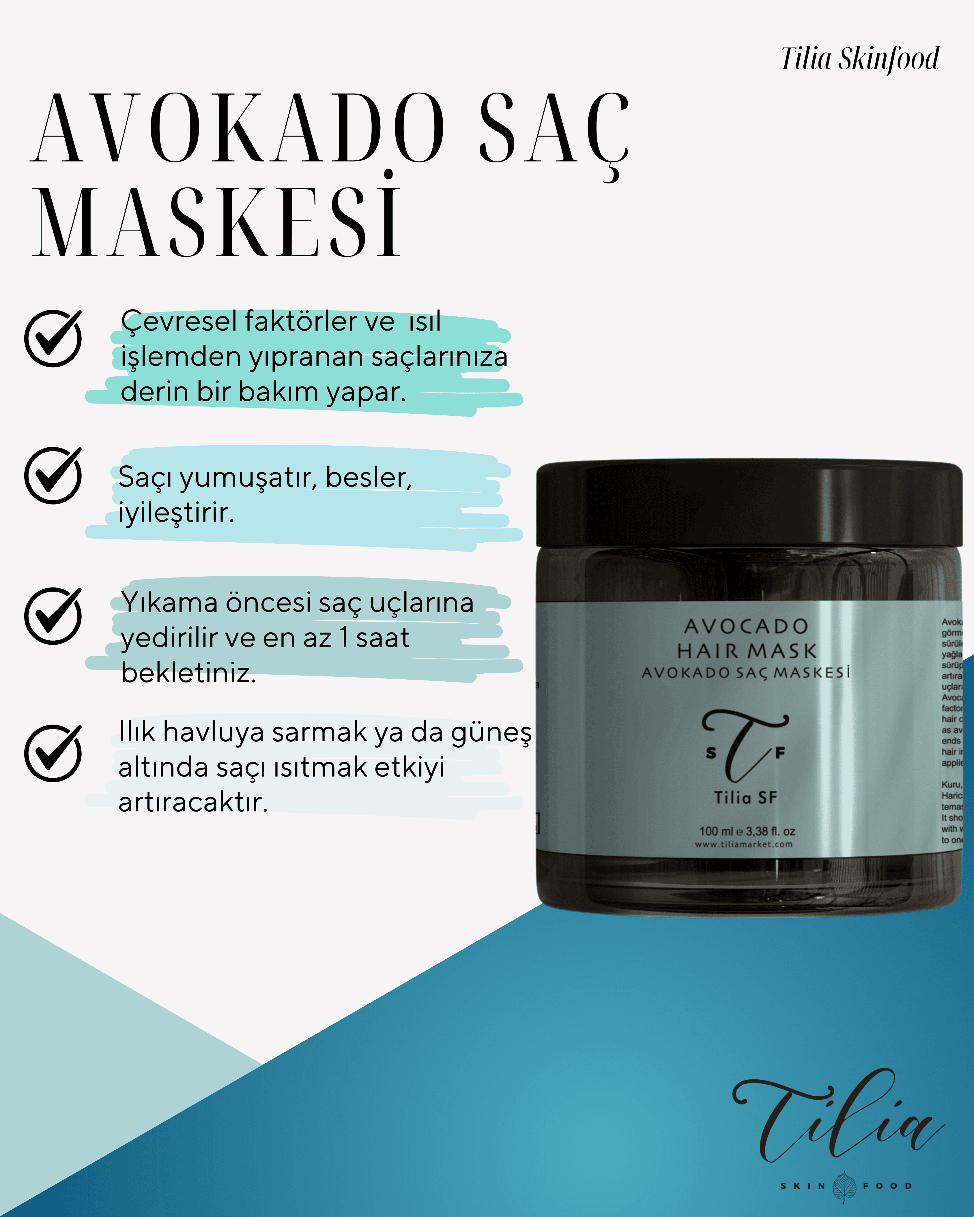 Avokado Saç Maskesi