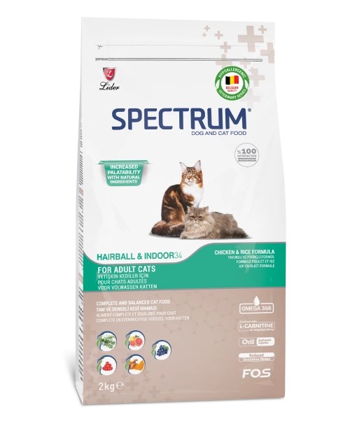 Spectrum Hairball 34 Kedi̇ Maması 2 Kg