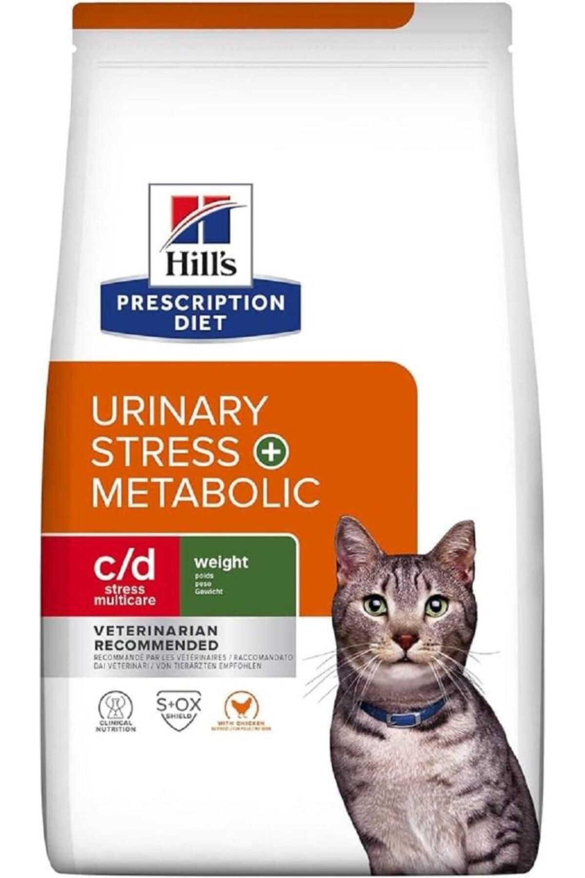 Hills Prescription Diet Urinary Stress Metabolic C/d Tavuklu Kedi Kuru Maması 3 Kg