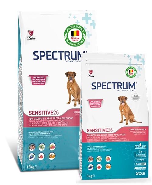 Spectrum Sensitive 26 Köpek Maması 12 Kg