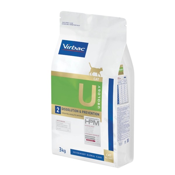 Virbac U2 Urology (Dissolution & Prevention) Uriner Kedi Maması 1,5 Kg