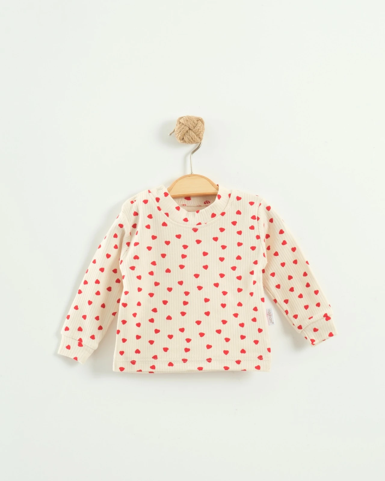 Nayinom Kalp Baskılı Badi Yaş Grubu - Bej