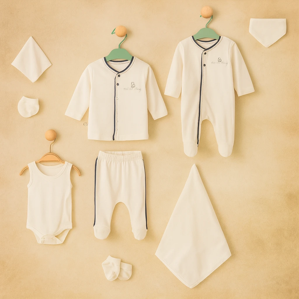 Begisa 10' lu Hastane Çıkışı Pileli Nakışlı - Lacivert